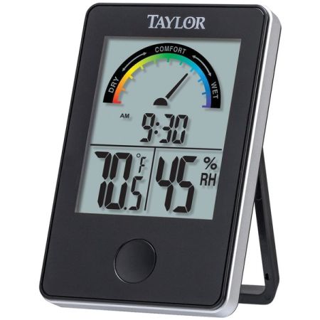 Taylor Precision Products 1732 Indoor Digital Comfort Level Station with Hydrometer